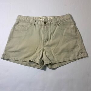 Vintage GUESS Chinos Shorts Womens Size 27 High Waist Khaki USA Made Y2K 90s